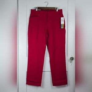 NWT JM Collection Red Pants 12P